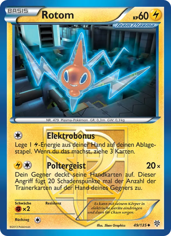 Rotom Plasma-Sturm 49/135