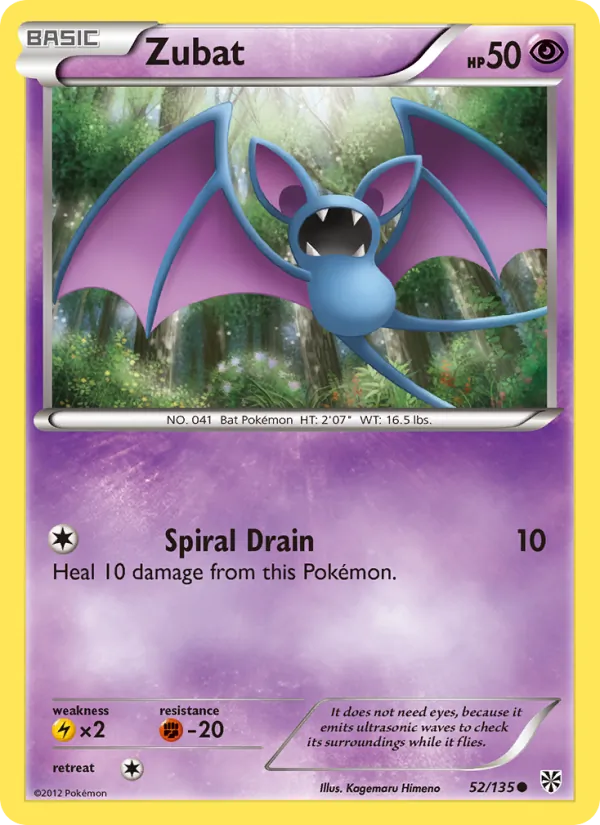 Zubat Plasma Storm 52/135