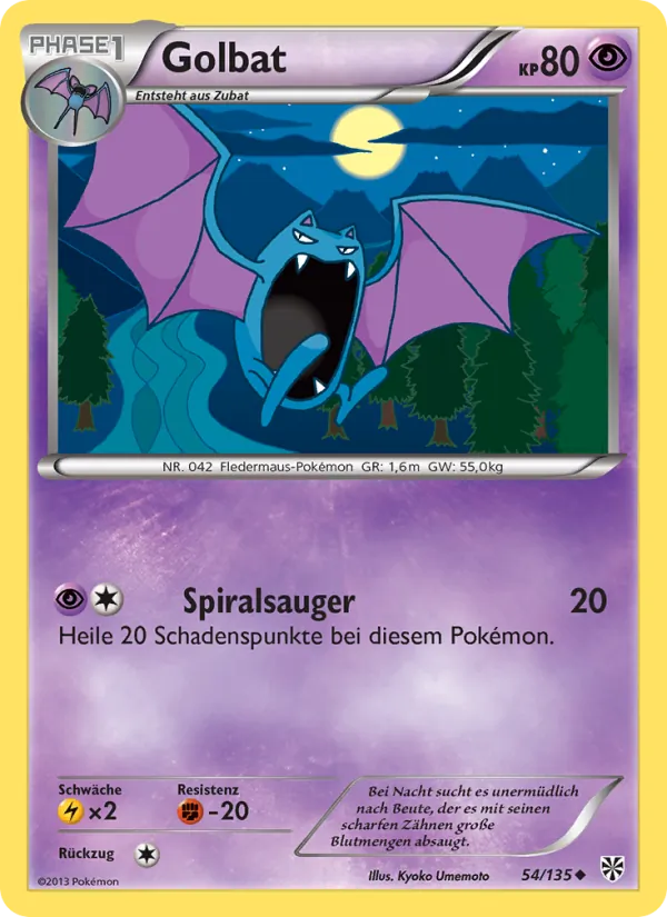 Golbat Plasma-Sturm 54/135