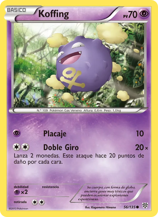 Koffing Tormenta Plasma 56/135