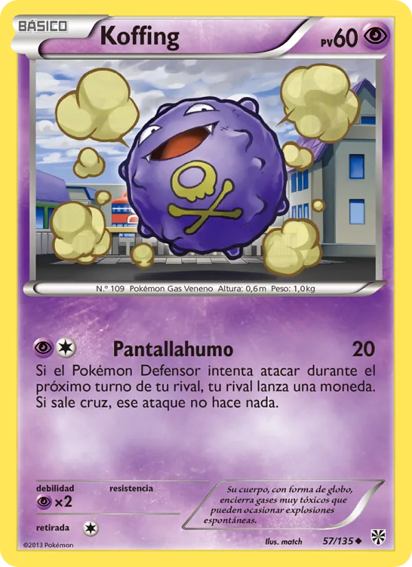 Koffing Tormenta Plasma 57/135