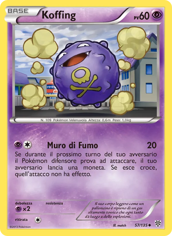 Koffing Uragano Plasma 57/135