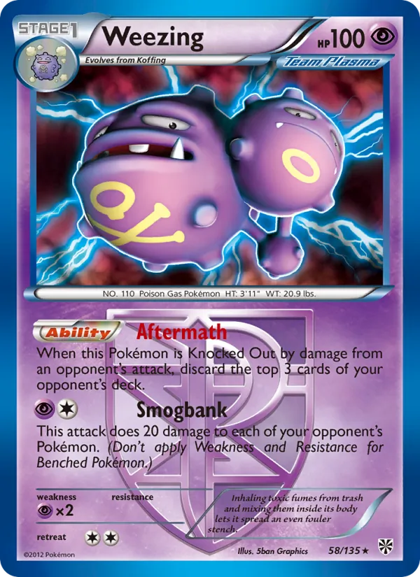 Weezing Plasma Storm 58/135