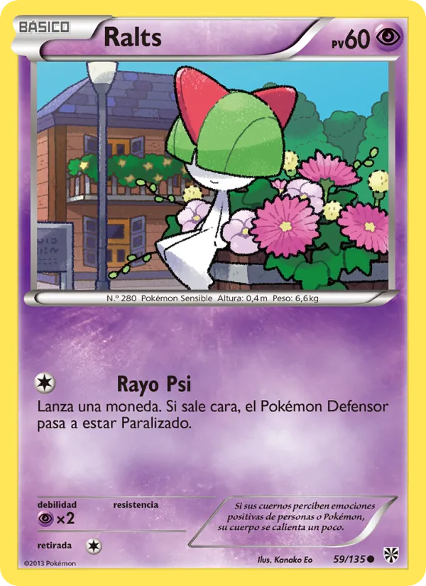 Ralts Tormenta Plasma 59/135