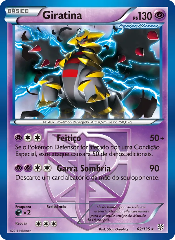 Giratina Tempestade de Plasma 62/135