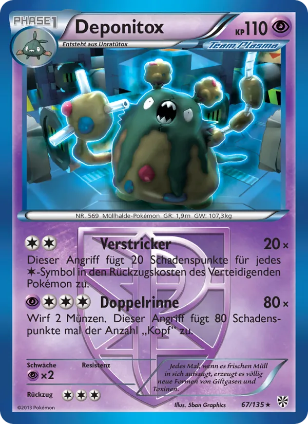 Deponitox Plasma-Sturm 67/135