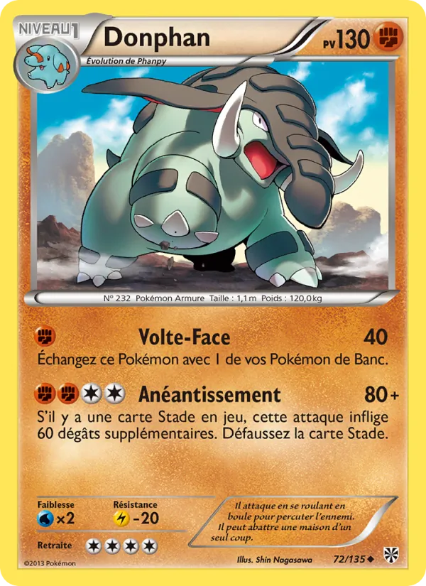 Donphan Tempète Plasma 72/135