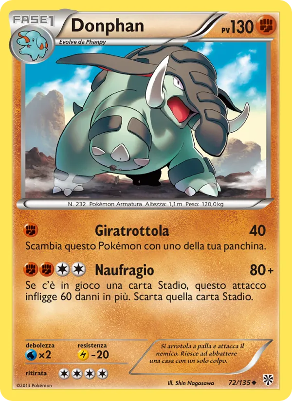 Donphan Uragano Plasma 72/135