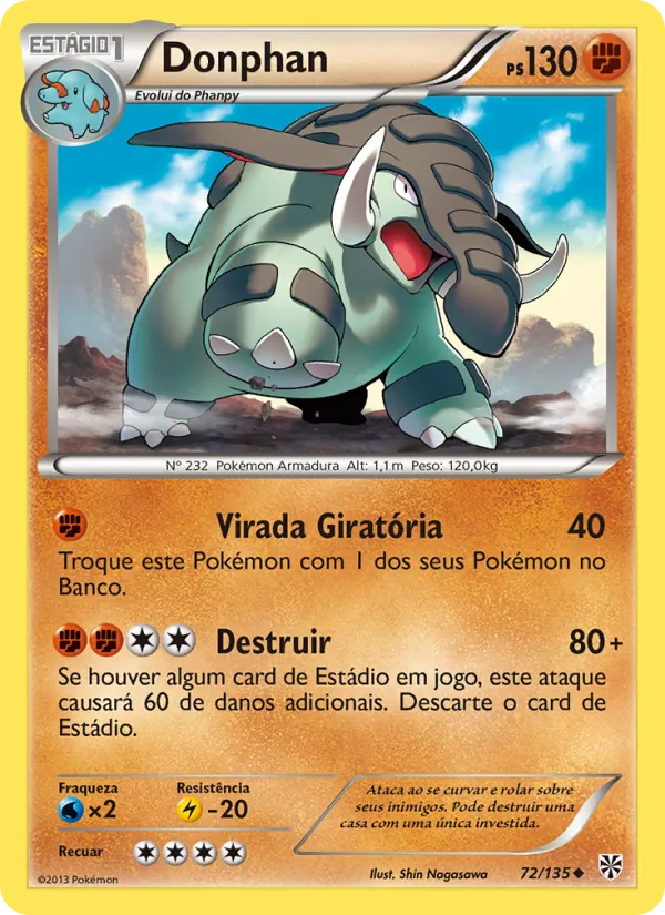 Donphan Tempestade de Plasma 72/135