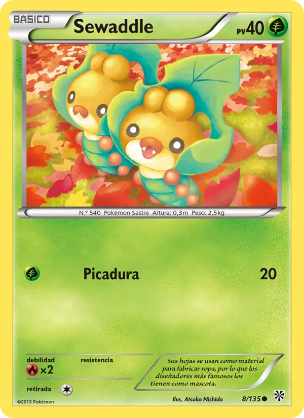 Sewaddle Tormenta Plasma 8/135