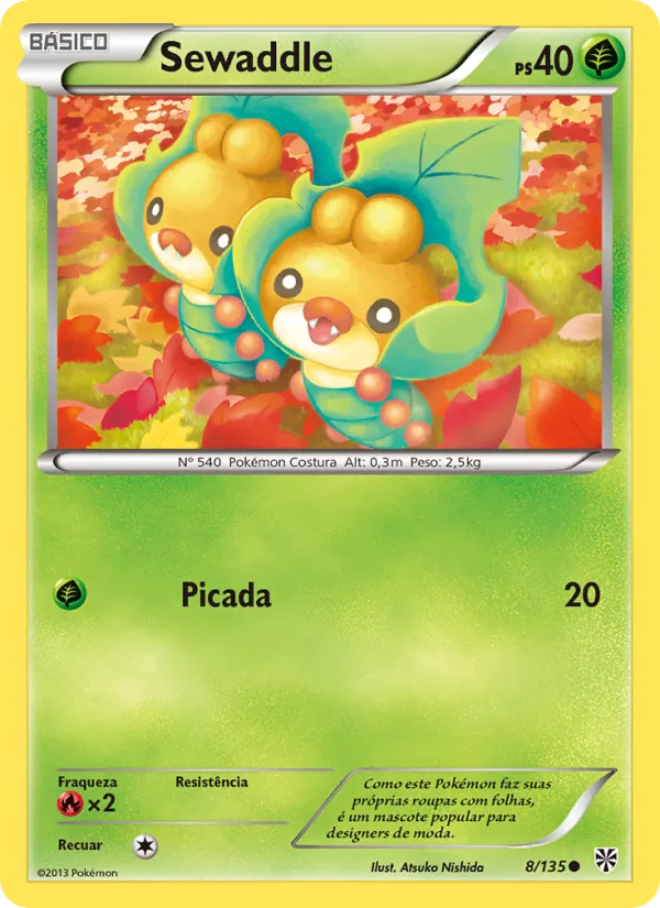 Sewaddle Tempestade de Plasma 8/135