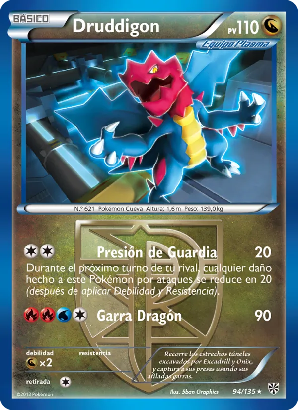 Druddigon Tormenta Plasma 94/135