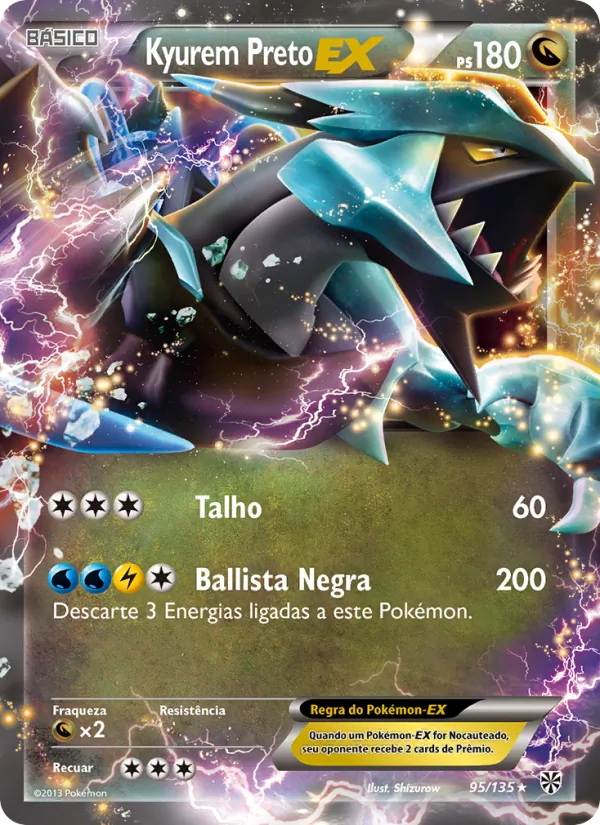 Kyurem Preto-EX Tempestade de Plasma 95/135