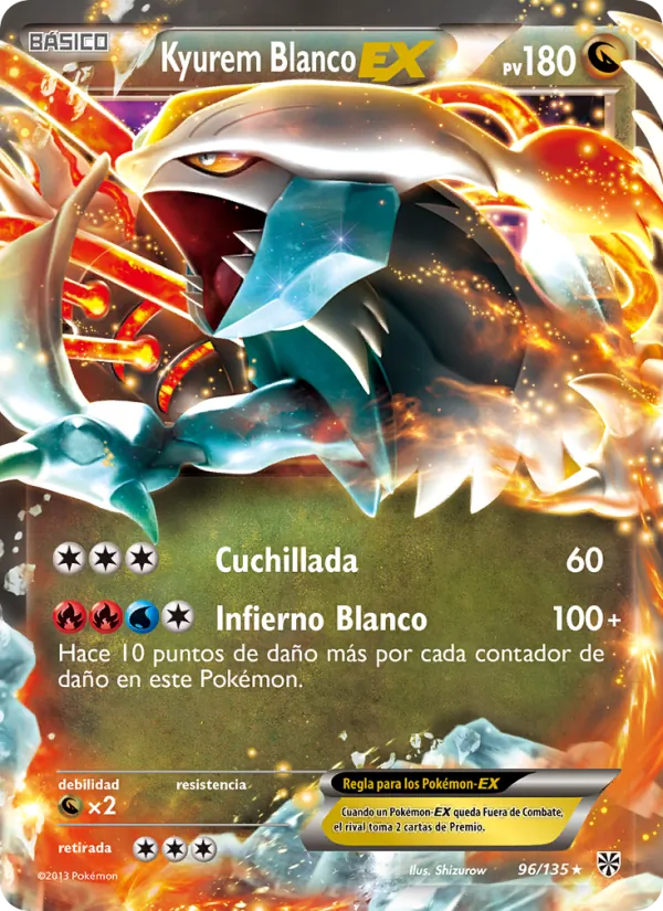 Kyurem Blanco-EX Tormenta Plasma 96/135