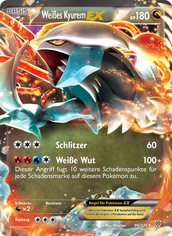 Weißes Kyurem-EX Plasma-Sturm 96/135
