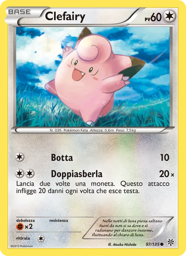 Clefairy Uragano Plasma 97/135