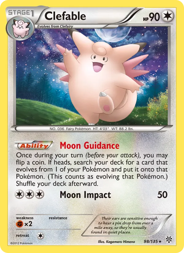 Clefable Plasma Storm 98/135
