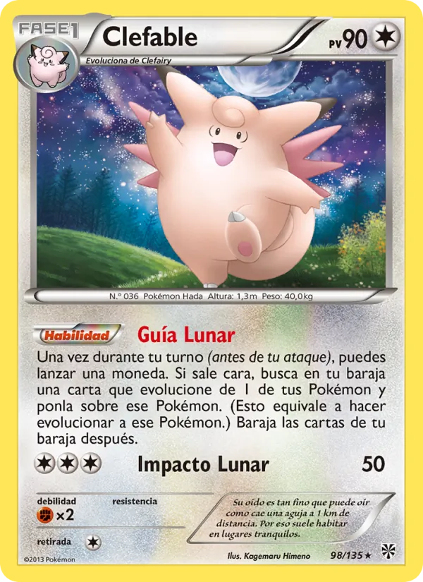 Clefable Tormenta Plasma 98/135