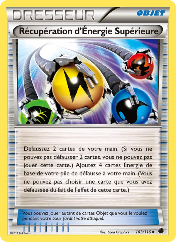Récupération d’Énergie Supérieure Glaciation Plasma 103/116