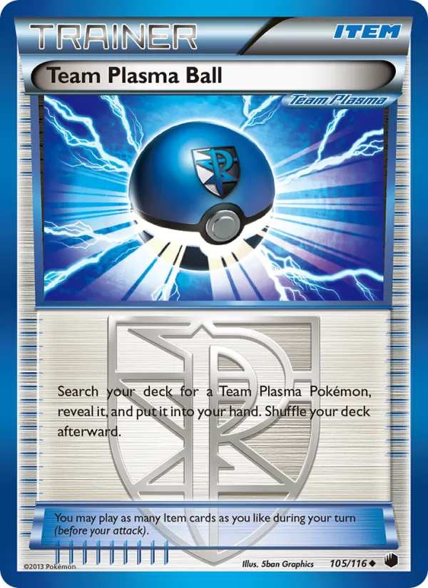 Team Plasma Ball Plasma Freeze 105/116