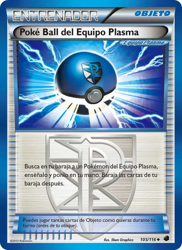Poké Ball del Equipo Plasma Glaciación Plasma 105/116