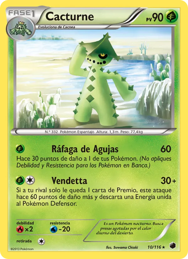 Cacturne Glaciación Plasma 10/116
