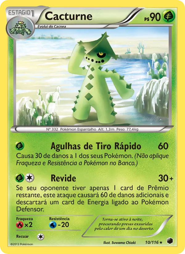 Cacturne Congelamento de Plasma 10/116