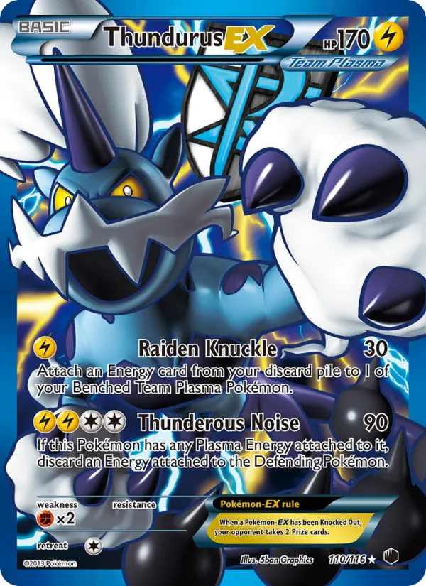 Thundurus-EX Plasma Freeze 110/116