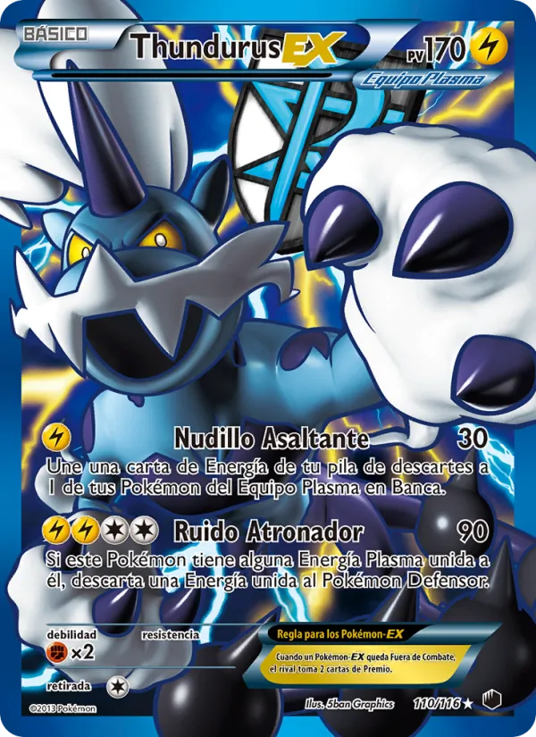 Thundurus-EX Glaciación Plasma 110/116
