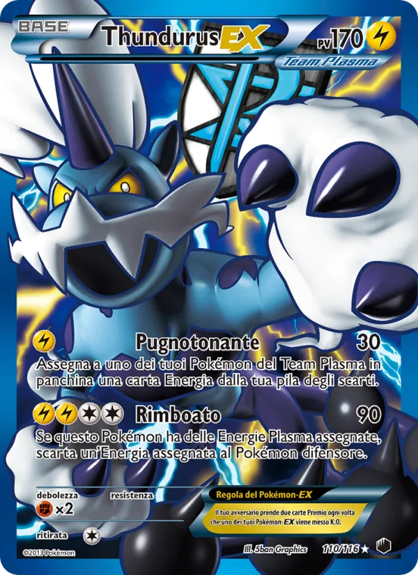 Thundurus-EX Glaciazione Plasma 110/116