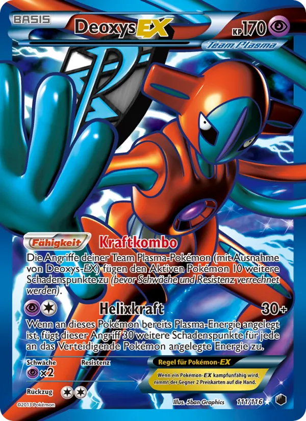Deoxys-EX Plasma-Frost 111/116