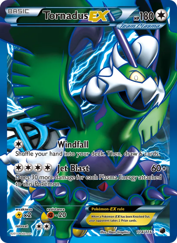 Tornadus-EX Plasma Freeze 114/116