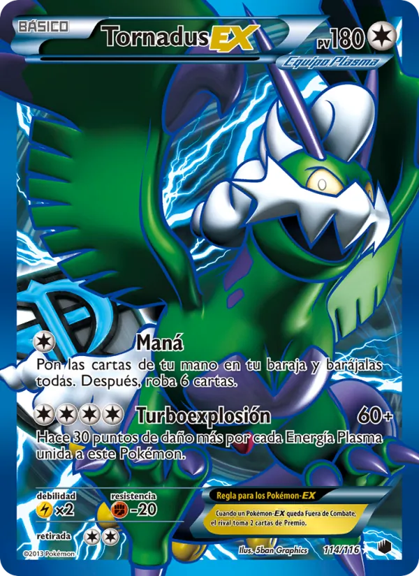 Tornadus-EX Glaciación Plasma 114/116
