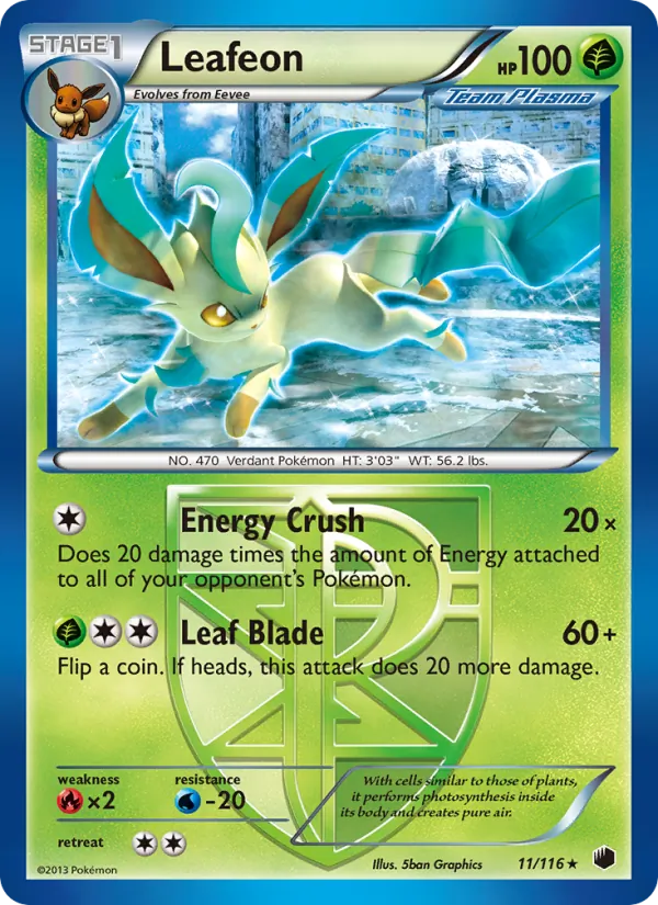 Leafeon Plasma Freeze 11/116