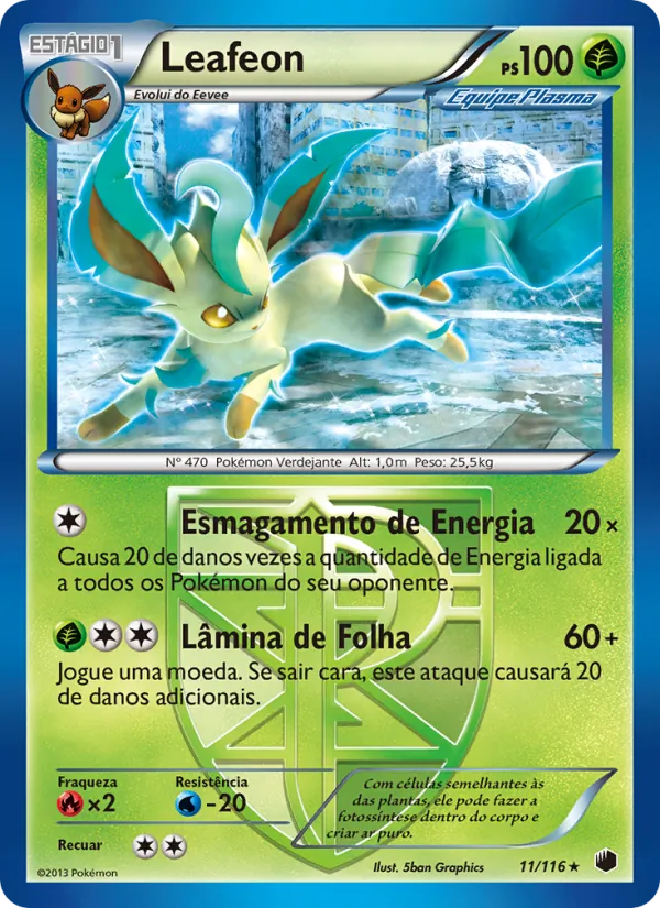Leafeon Congelamento de Plasma 11/116