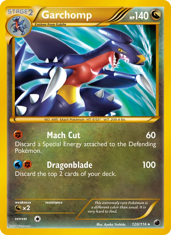 Garchomp Plasma Freeze 120/116