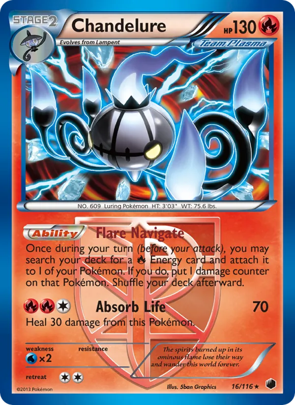 Chandelure Plasma Freeze 16/116