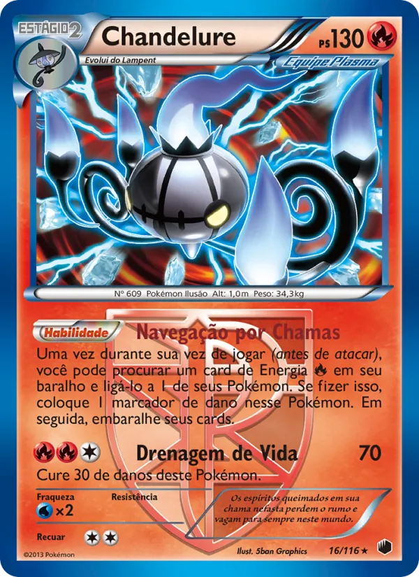 Chandelure Congelamento de Plasma 16/116