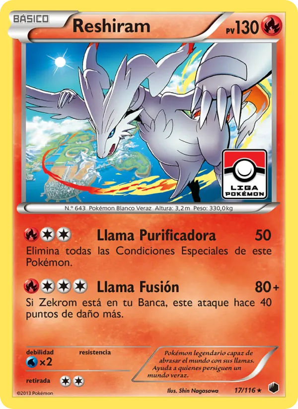 Reshiram Glaciación Plasma 17/116