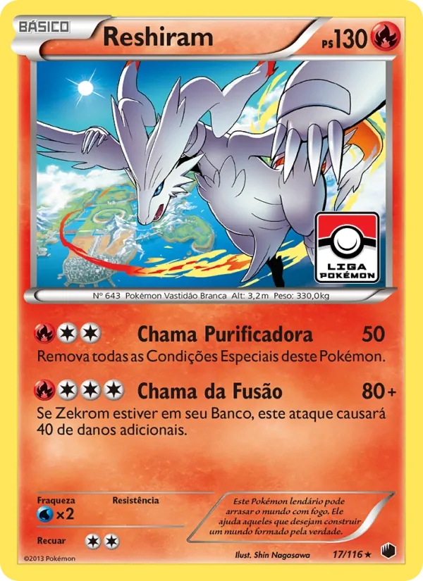 Reshiram Congelamento de Plasma 17/116