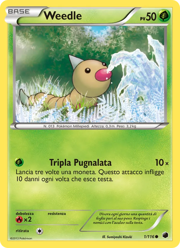 Weedle Glaciazione Plasma 1/116