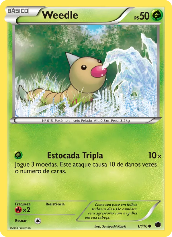 Weedle Congelamento de Plasma 1/116