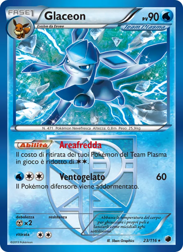 Glaceon Glaciazione Plasma 23/116