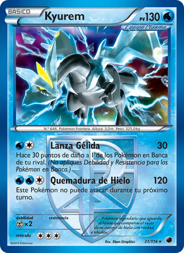 Kyurem Glaciación Plasma 31/116