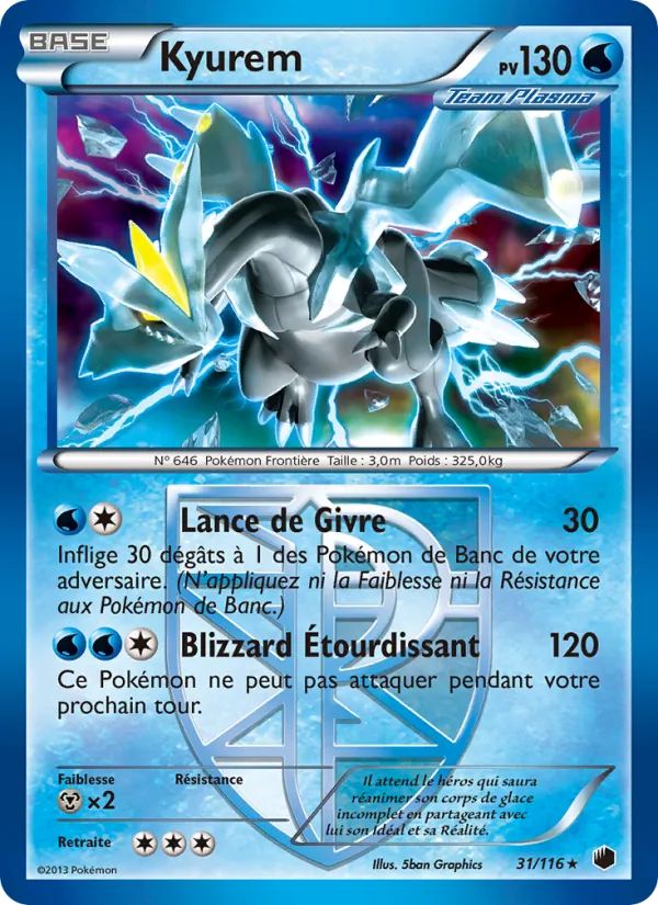 Kyurem Glaciation Plasma 31/116