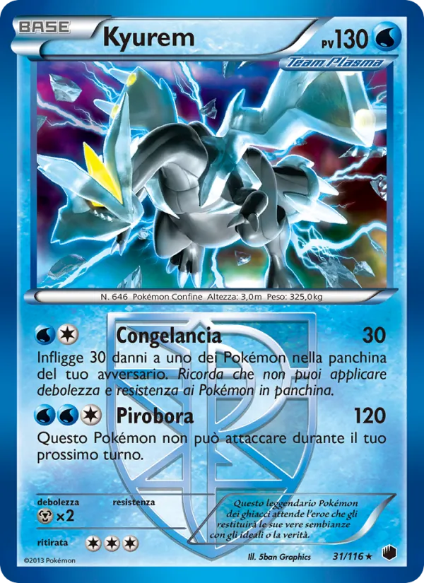 Kyurem Glaciazione Plasma 31/116