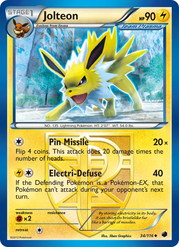 Jolteon Plasma Freeze 34/116