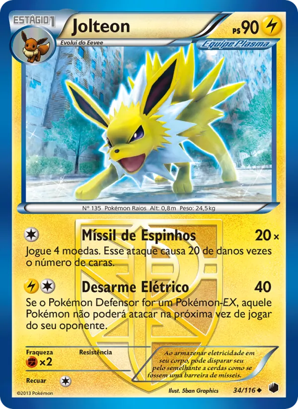 Jolteon Congelamento de Plasma 34/116