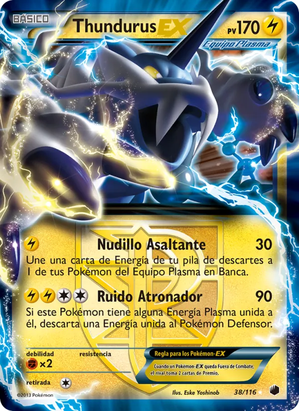Thundurus-EX Glaciación Plasma 38/116