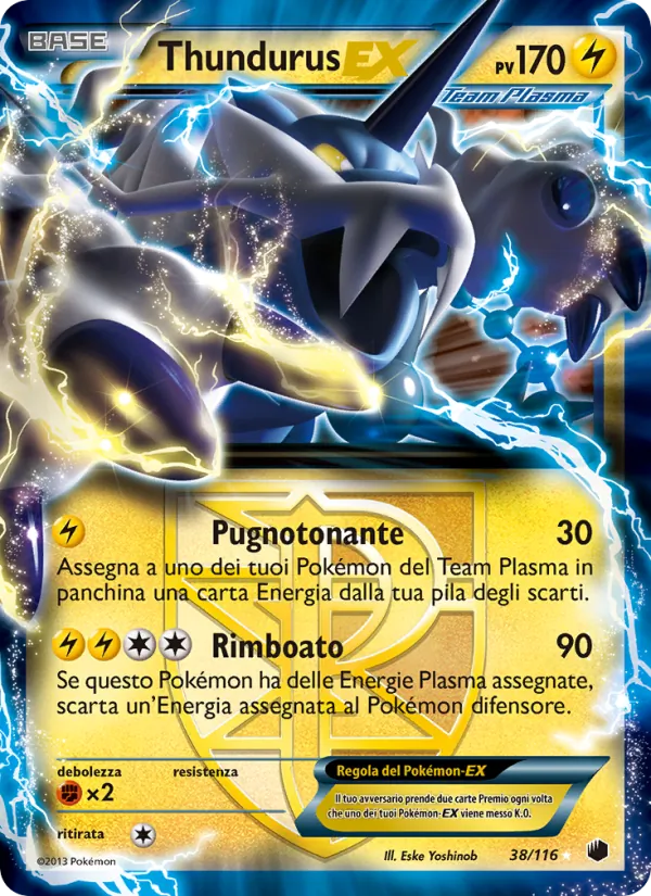 Thundurus-EX Glaciazione Plasma 38/116